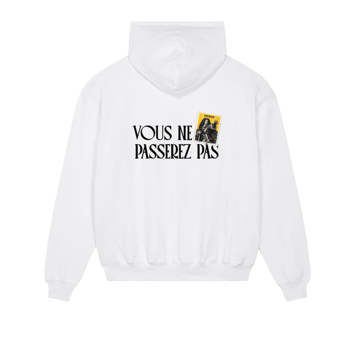 Sweat Grands Hommes Vauban – Blanc – dos