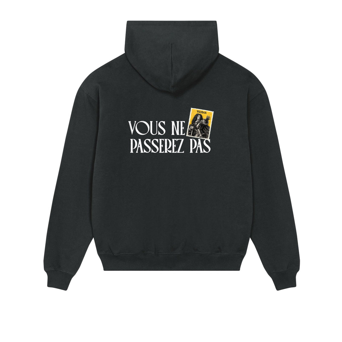 Sweat Grands Hommes Vauban – Noir – dos