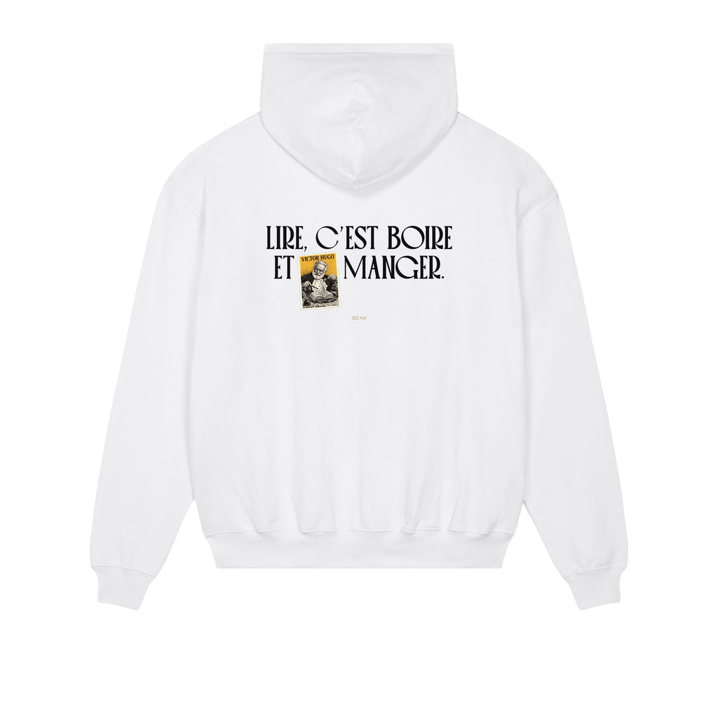 Sweat Grands Hommes Victor Hugo – Blanc – dos