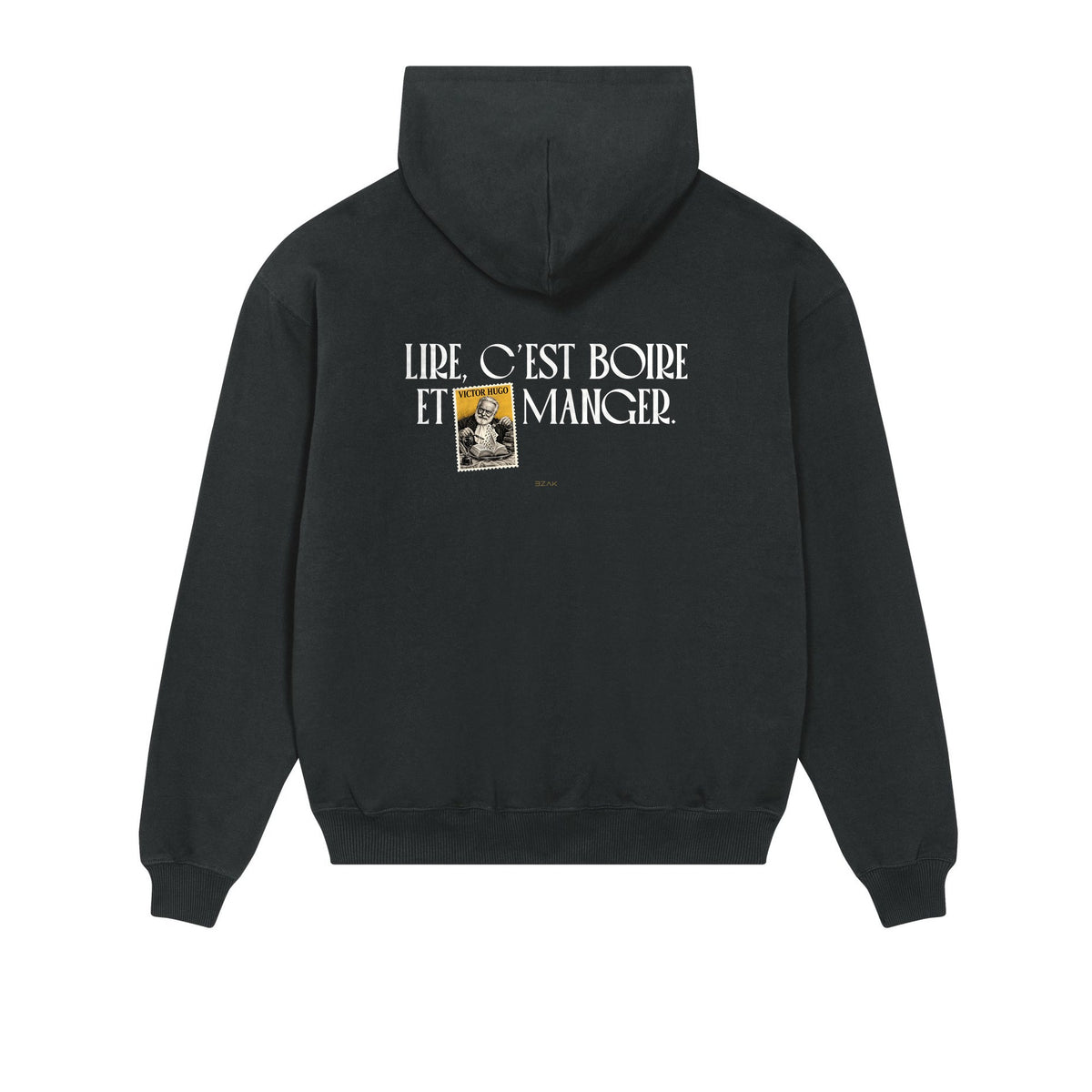 Sweat Grands Hommes Victor Hugo – Noir – dos