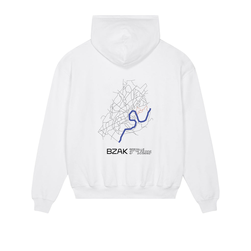 Sweat Quartier Bregille – Blanc – dos