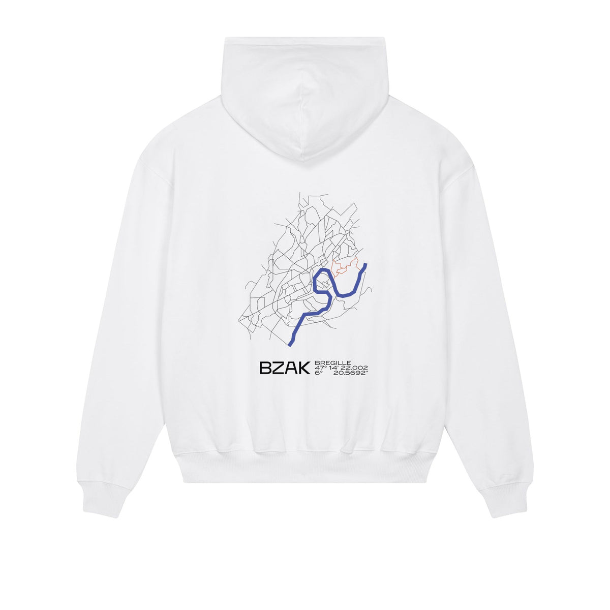 Sweat Quartier Bregille – Blanc – dos