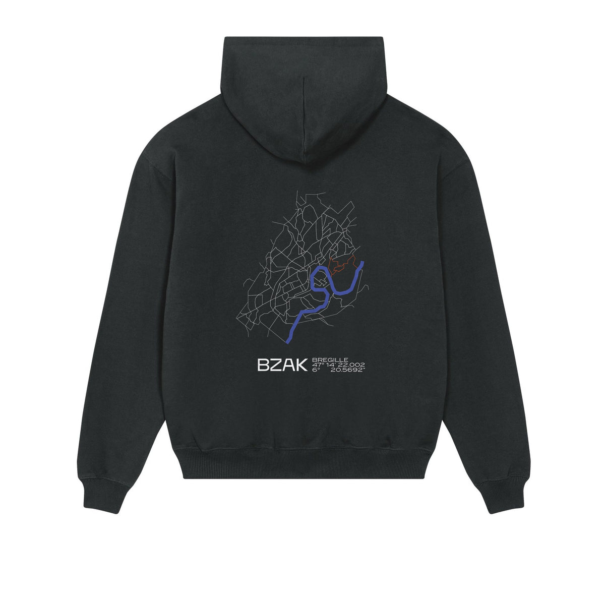 Sweat Quartier Bregille – Noir – dos