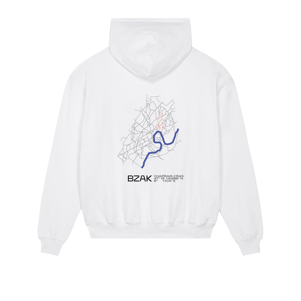 Sweat Quartier Chaprais-Cras – Blanc – dos