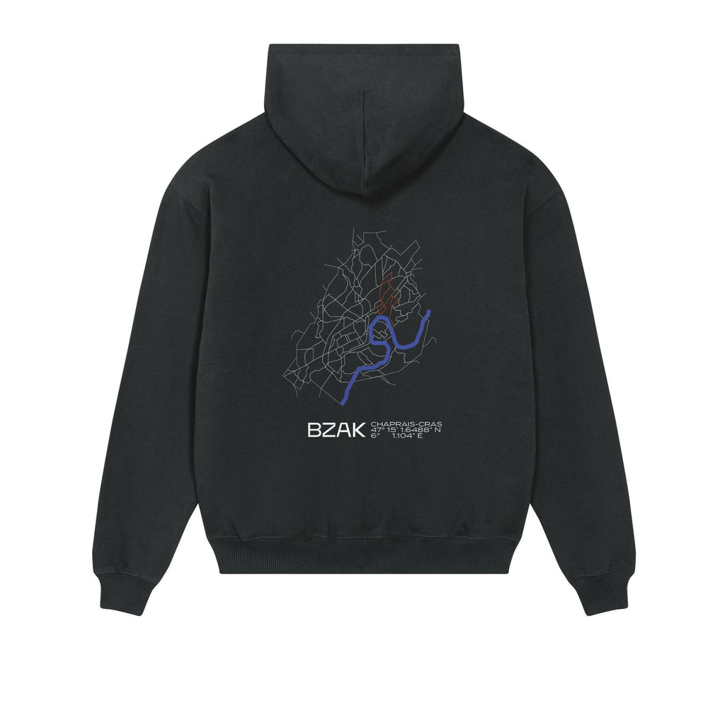 Sweat Quartier Chaprais-Cras – Noir – dos