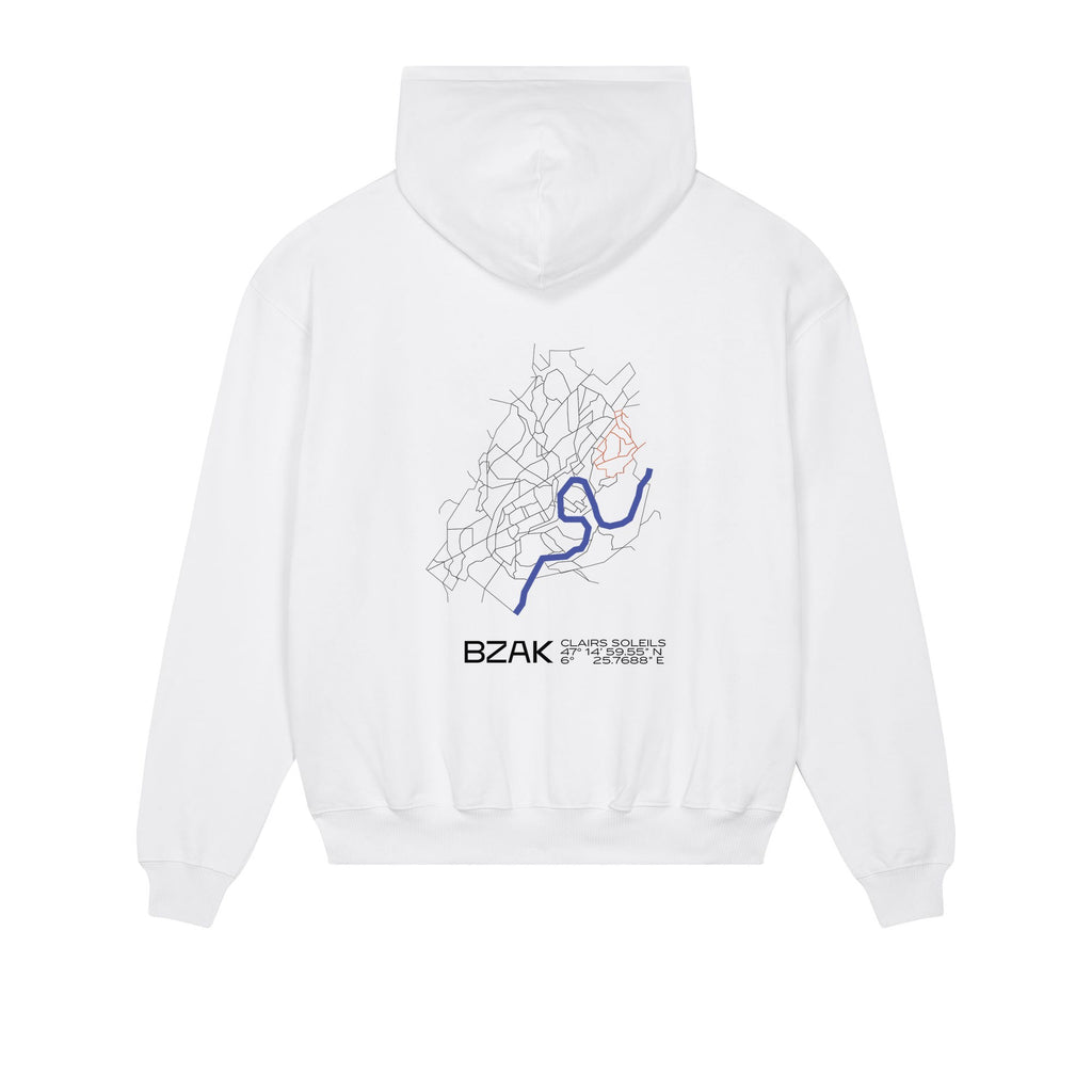 Sweat Quartier Clairs Soleils – Blanc – dos