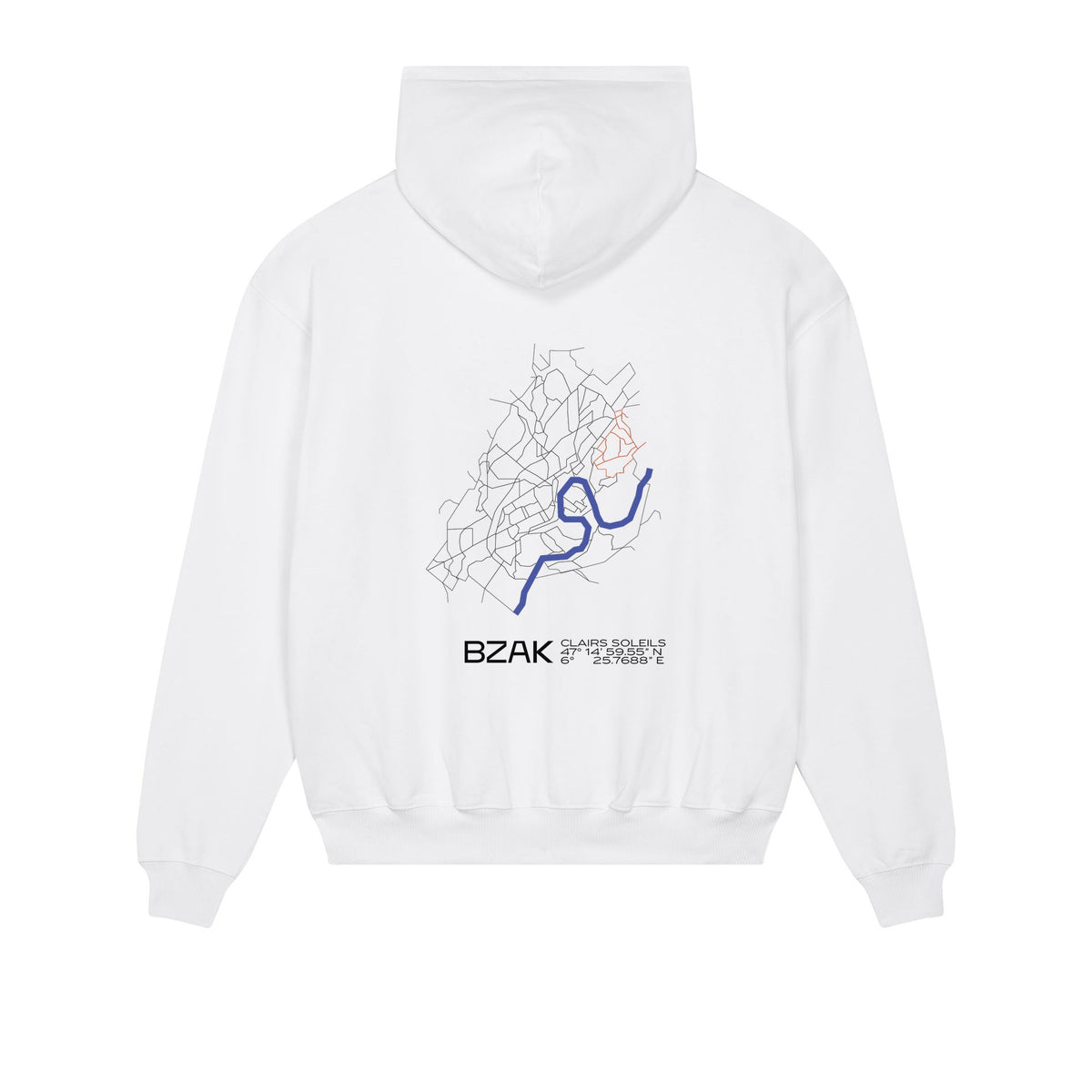Sweat Quartier Clairs Soleils – Blanc – dos
