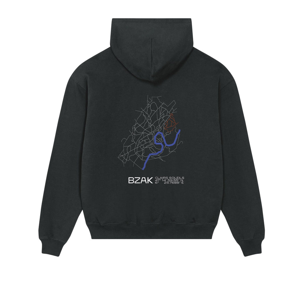 Sweat Quartier Clairs Soleils – Noir – dos