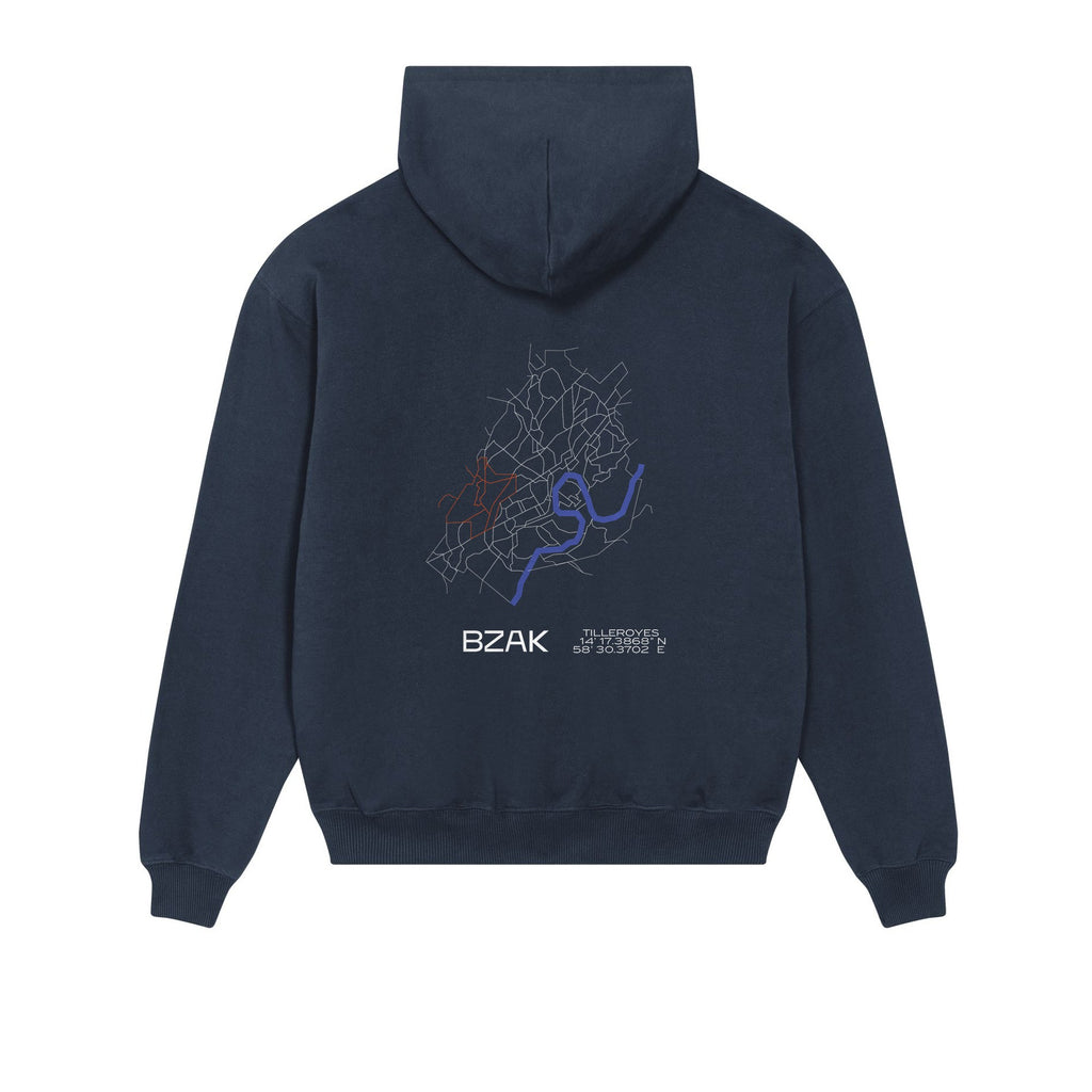 Sweat Quartier Les Tilleroyes – French Navy – dos