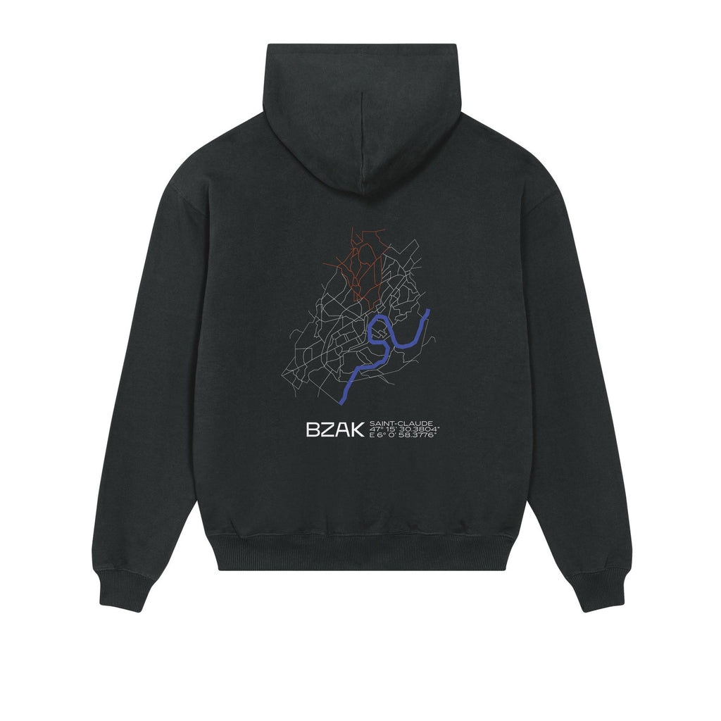 Sweat Quartier Saint-Claude – Noir – dos