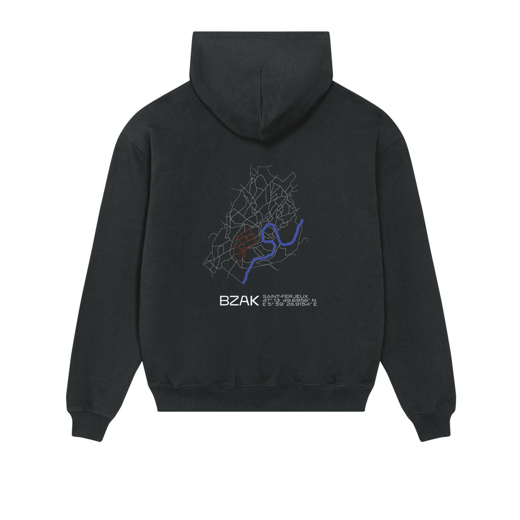 Sweat Quartier Saint-Ferjeux – Noir – dos