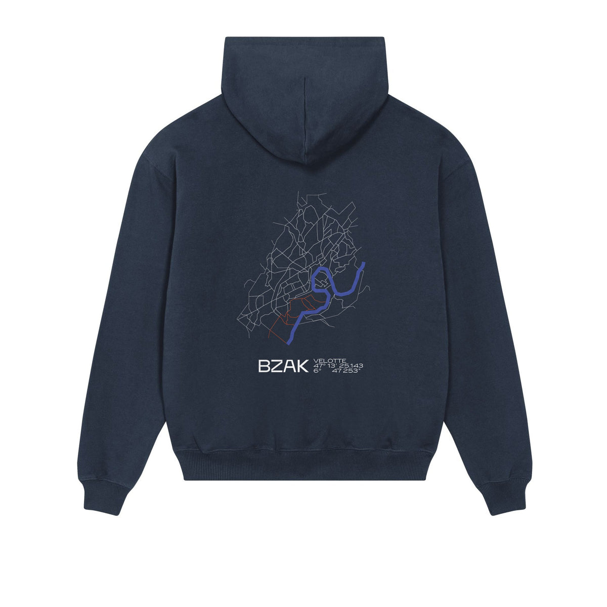 Sweat Quartier Velotte – French Navy – dos
