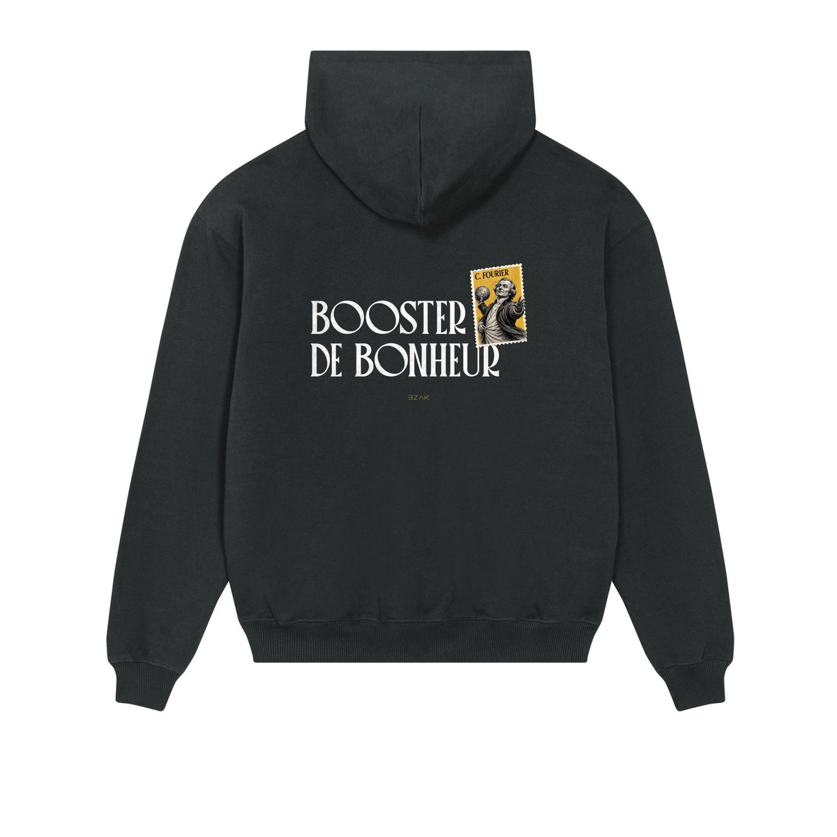 Sweat Grands Hommes Charles Fourier – Noir – dos