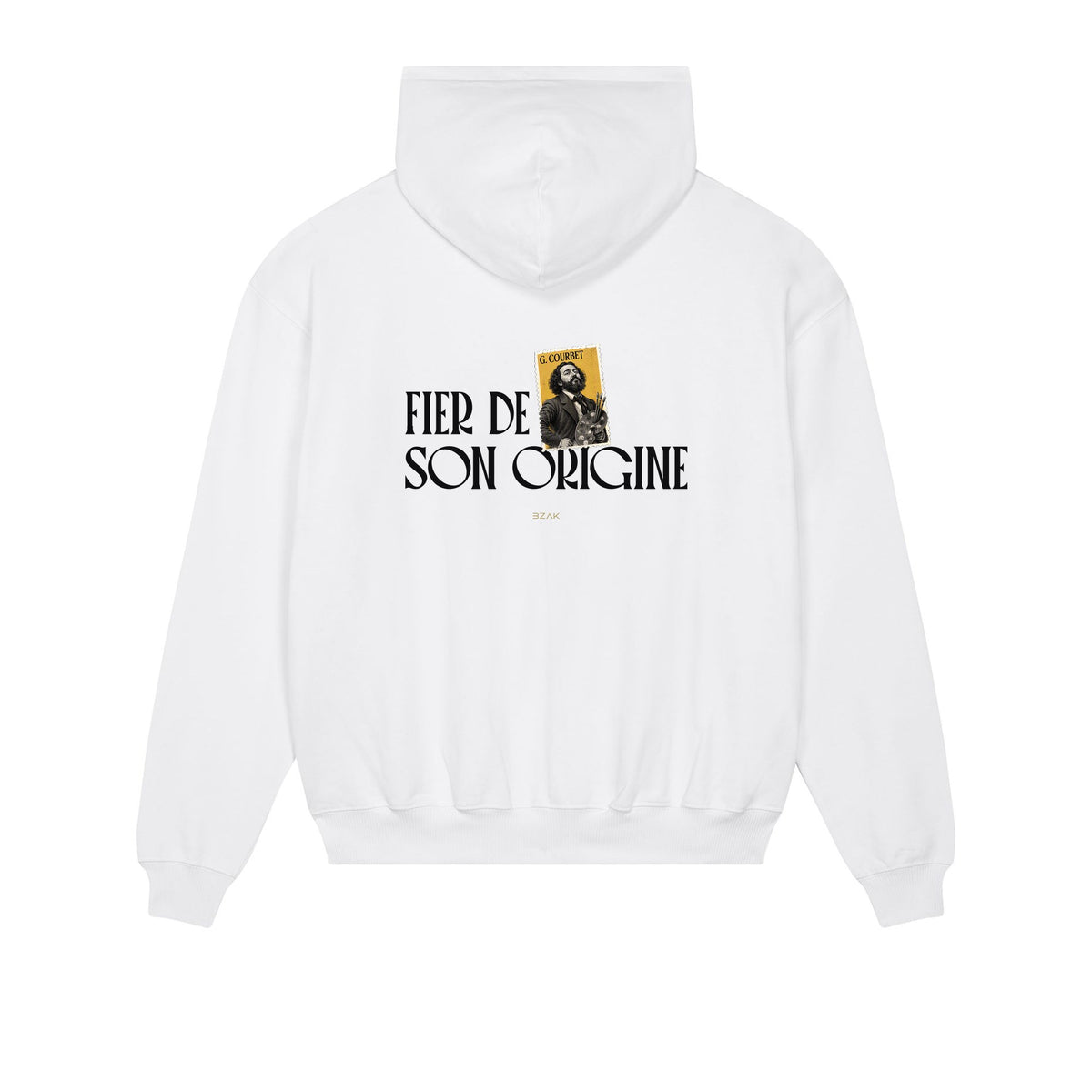 Sweat Grands Hommes Gustave Courbet – Blanc – dos