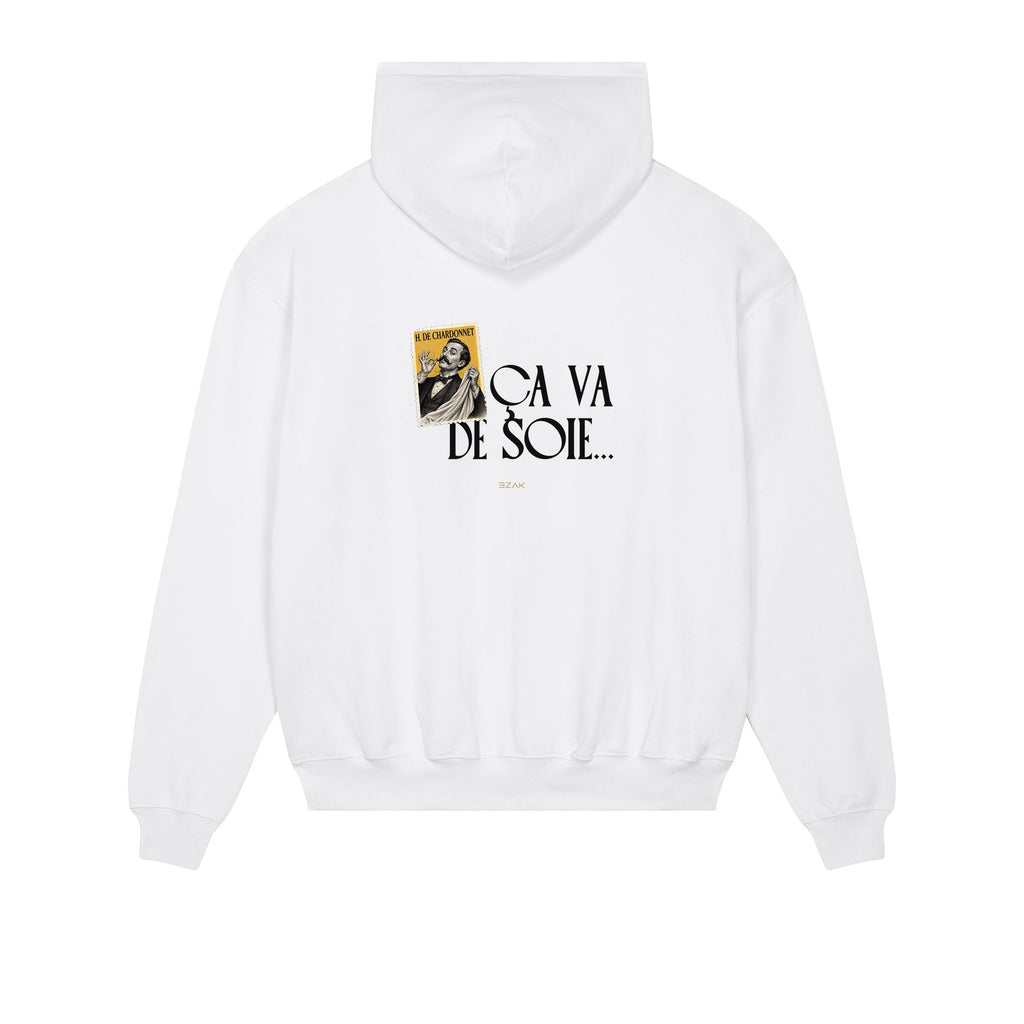 Sweat Grands Hommes Hilaire de Chardonnet – Blanc – dos