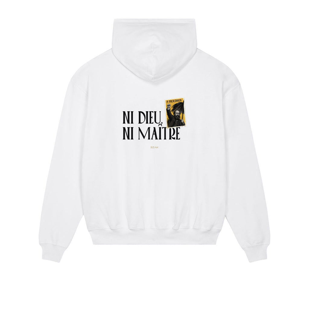 Sweat Grands Hommes Pierre-Joseph Proudhon – Blanc – dos